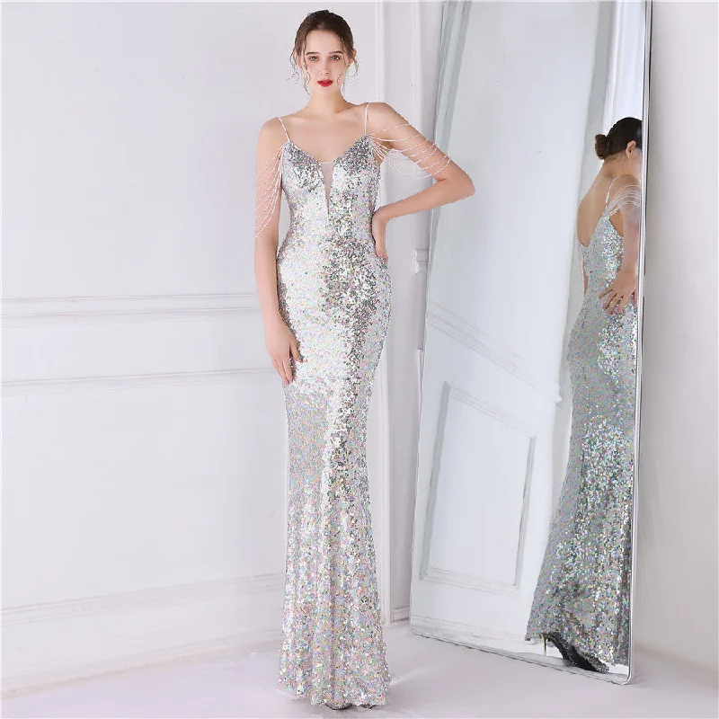 The Gwen Sequin Gown