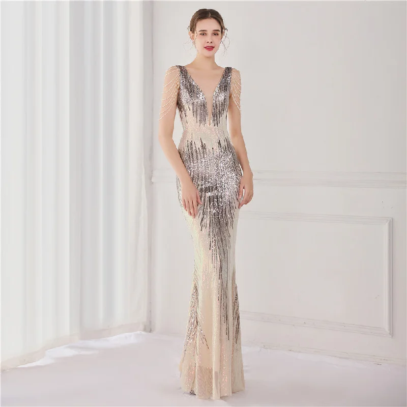 The Liah Sequin Gown